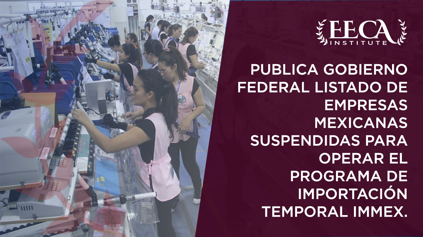 Suspende Gobierno Federal Padrón IMMEX